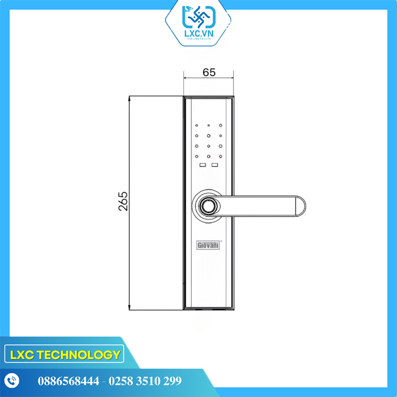 KHÓA THÔNG MINH GSL-K591C